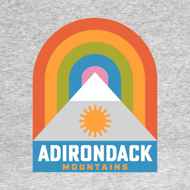Adirondack Mountains New York Rainbow Hiking by PodDesignShop